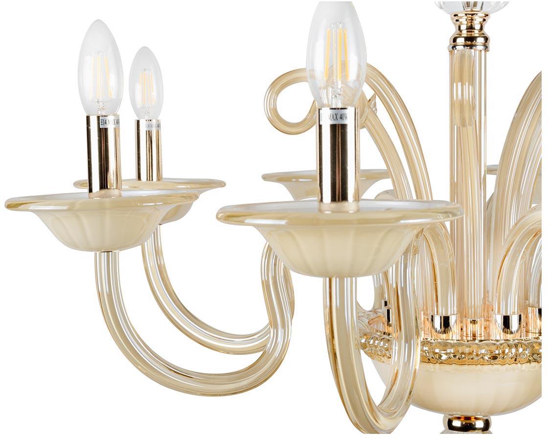 Подвесная люстра iLamp Classic P2318-8GD