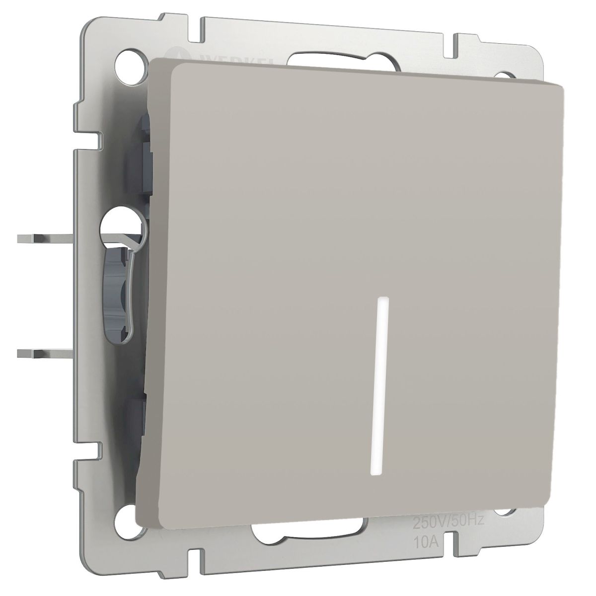 Выключатель одноклавишный проходной с подсветкой Werkel W1212104 4690389211898 a069450