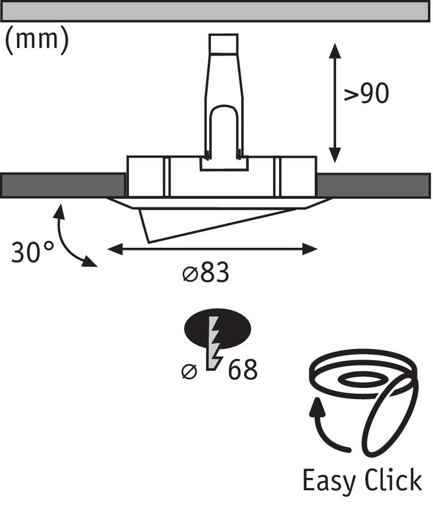 Встраиваемый светильник Paulmann Downlights Premium Line 98878