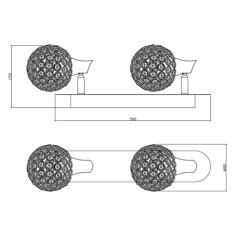 Светодиодный спот Zumaline ELIA CK8038-2
