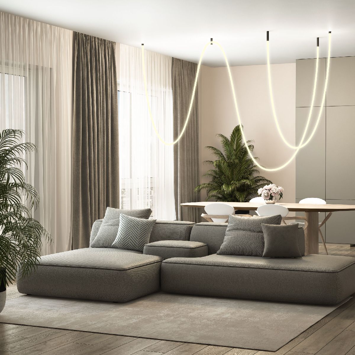 Гибкий неон Elektrostandard Full light 24690389203705 24V 12W 336Led 2835 IP20 a065972