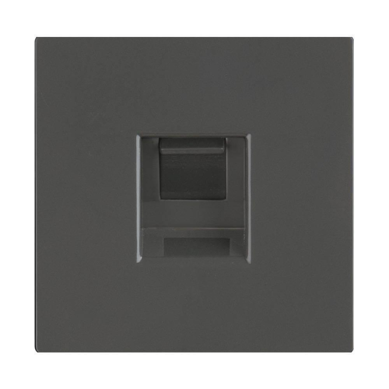 Розетка Ethernet RJ-45 Werkel серо-коричневая WL07-RJ-45 4690389086601