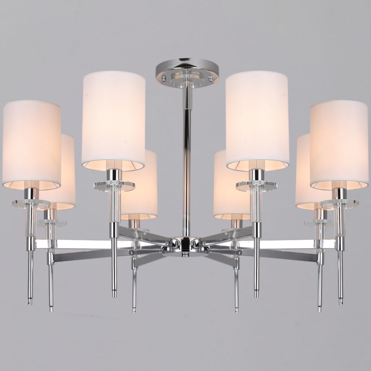 Люстра на штанге Illumico IL1382-8CPA-29 CR Romei