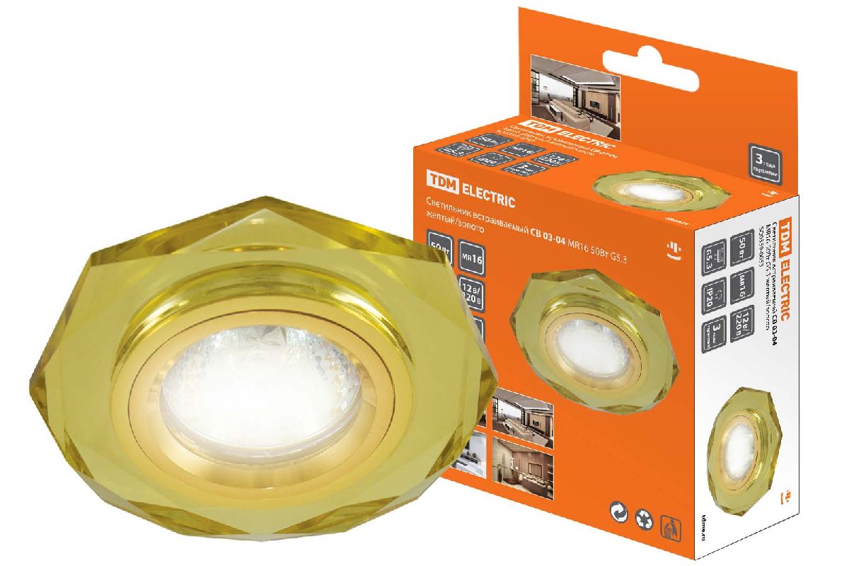 Встраиваемый светильник TDM Electric СВ 03-04 SQ0359-0053