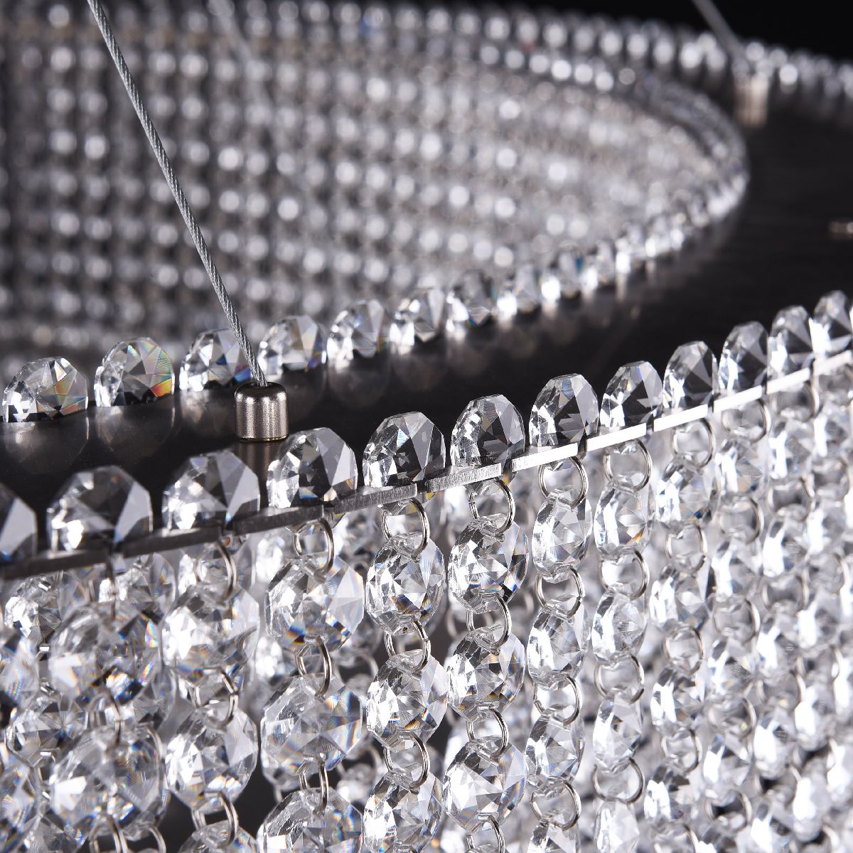 Каскадная люстра Arte Perfetto Luce Sicilia SH02.93.4D.B.Ni.4000