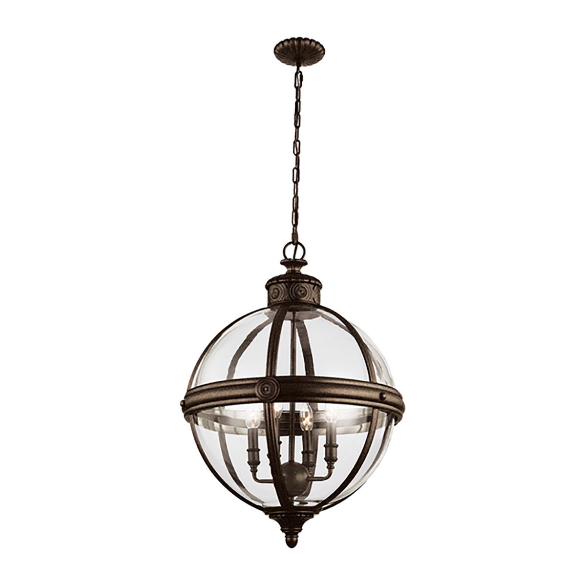 Подвесной светильник Feiss Adams FE-ADAMS-4P-BRZ