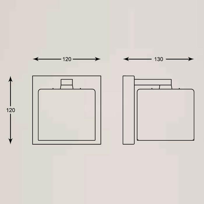Бра Zumaline Pioli W0369-01A-B5GW
