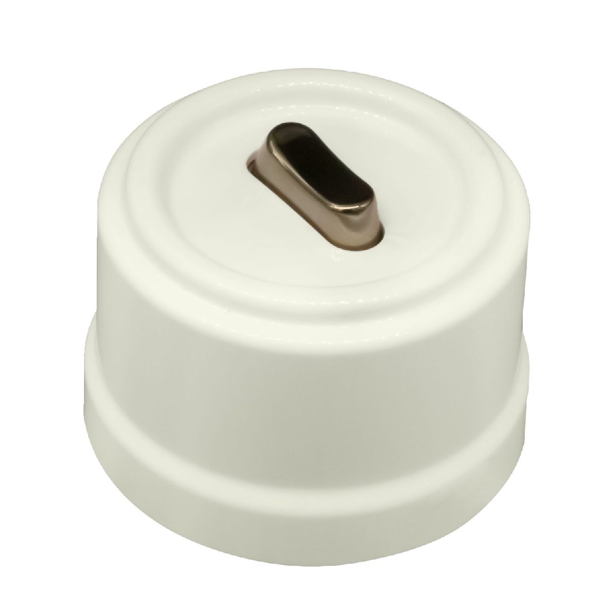 Выключатель одноклавишный Bironi Лизетта B1-220-211-B