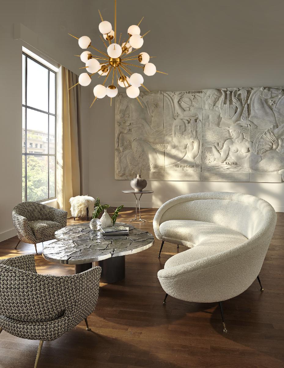 Люстра на штанге Milosh tendence 0764CL-18AB