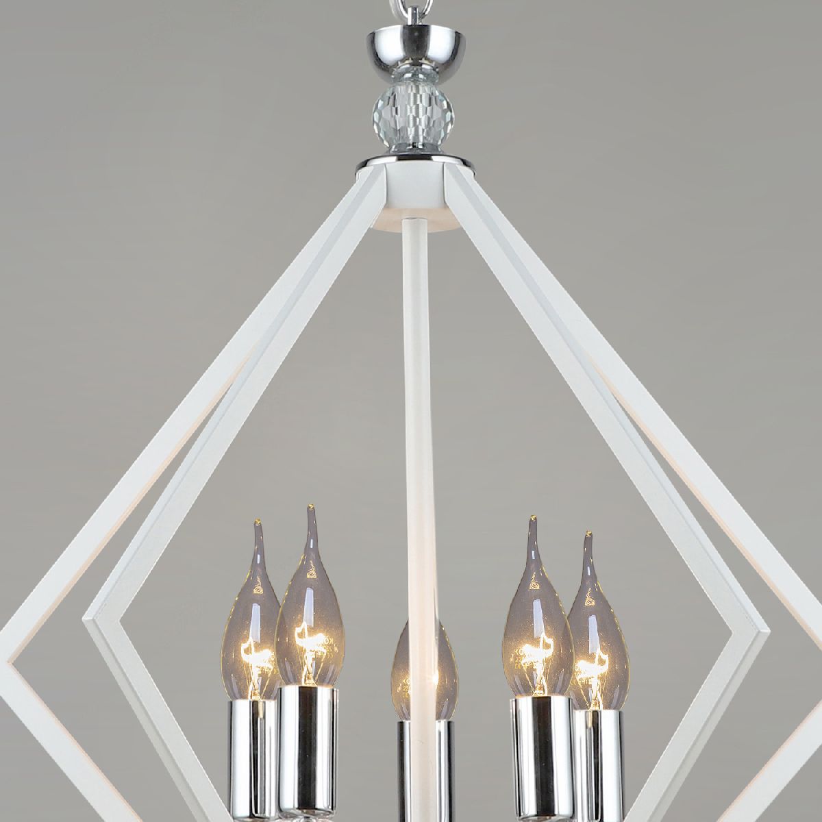 Подвесная люстра Reluce 05325-0.4-05 WT+CR