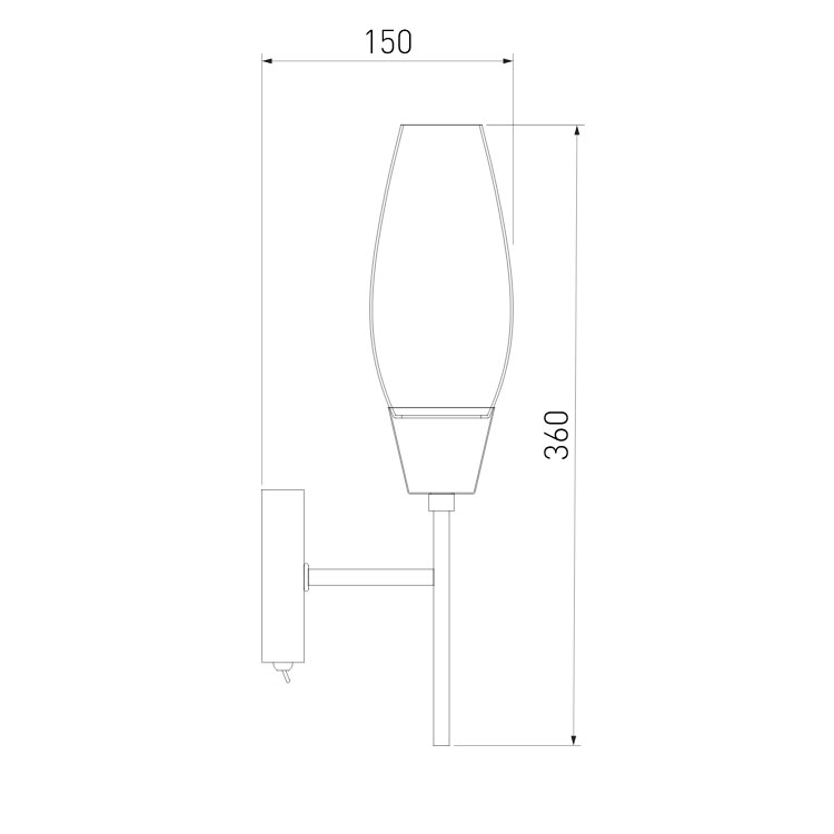 Бра Eurosvet Thalia 60140/1 золото