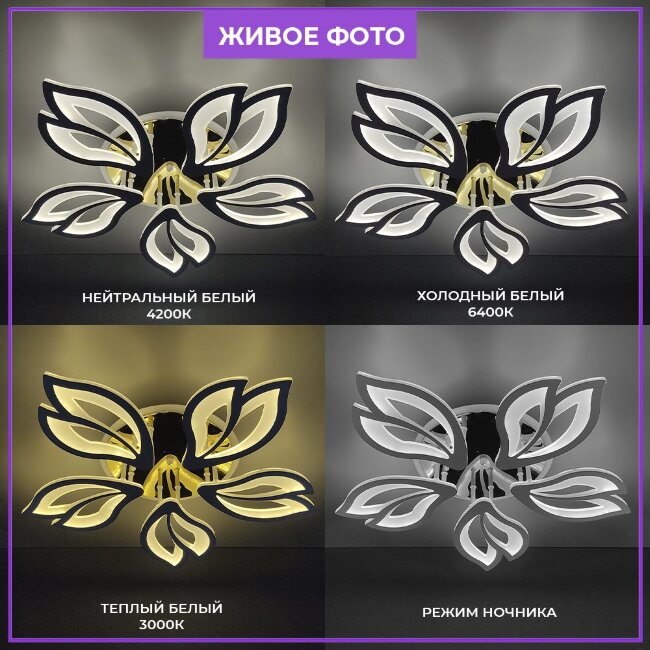 Потолочная люстра Wedo Light Tires 75363.01.09.05RGB