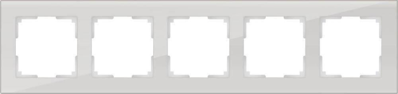 Рамка Werkel Favorit на 5 постов дымчатый WL01-Frame-05 4690389061349