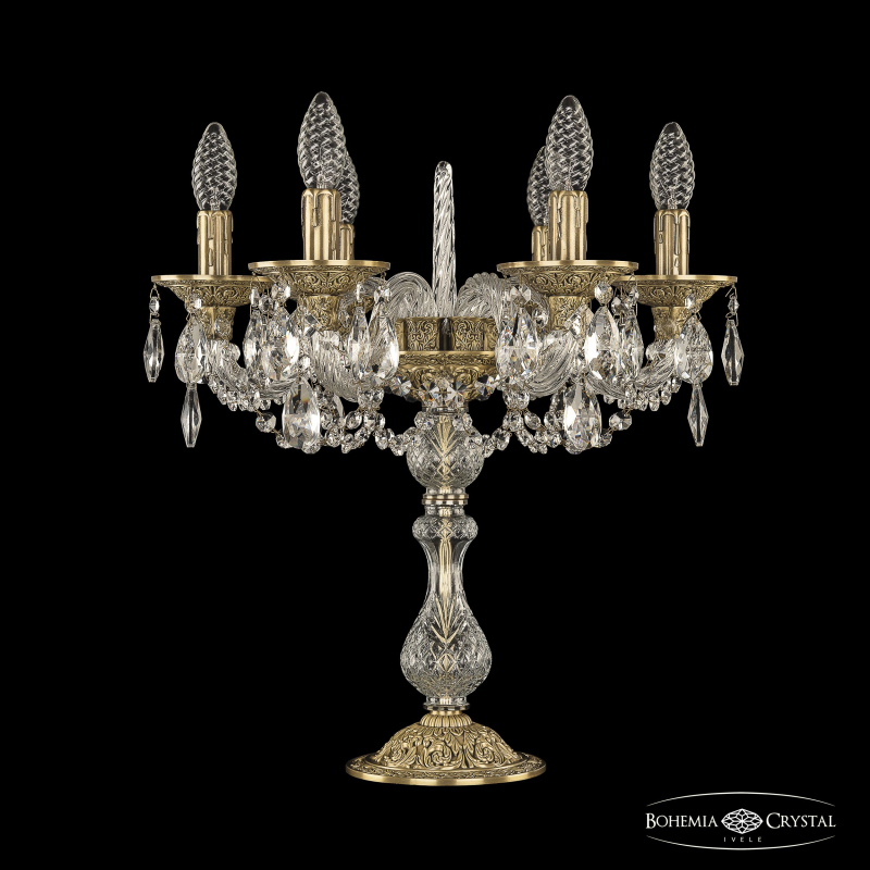Настольная лампа Bohemia Ivele Crystal 16102L8/6/141-47 FP
