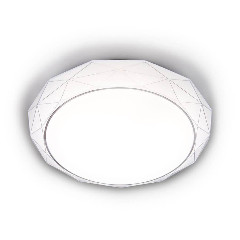 Потолочный светодиодный светильник Ambrella Light Orbital Air F16 WH 48W D400