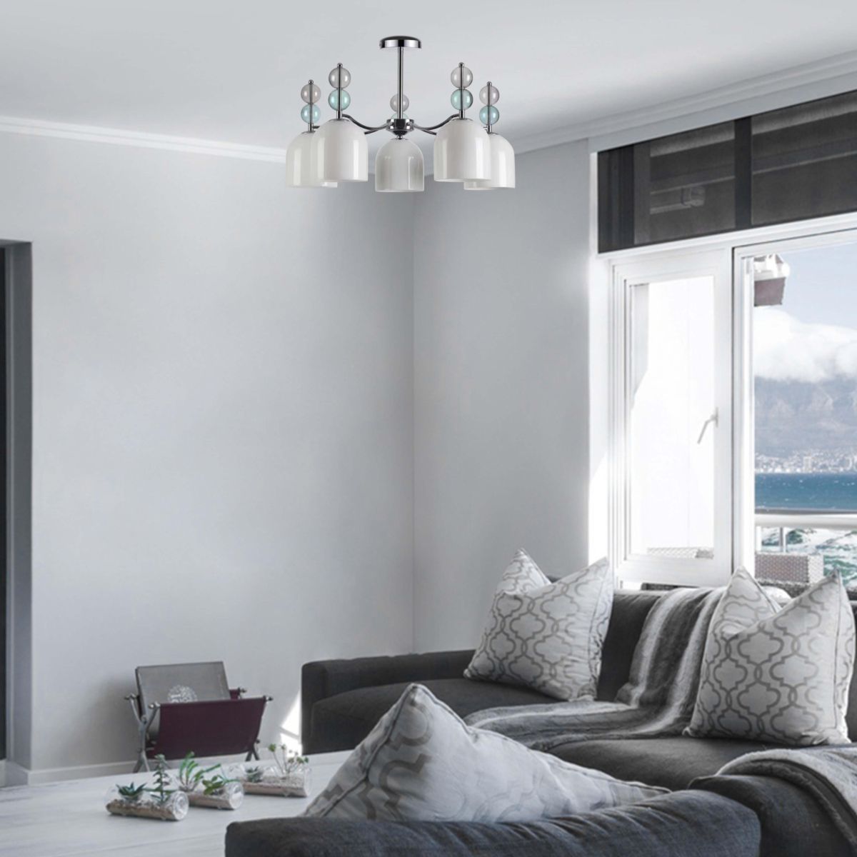 Люстра на штанге Alfa Light F0824-12