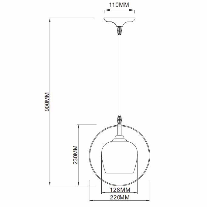 Подвесной светильник Rivoli Marti 9007-201 Б0044456