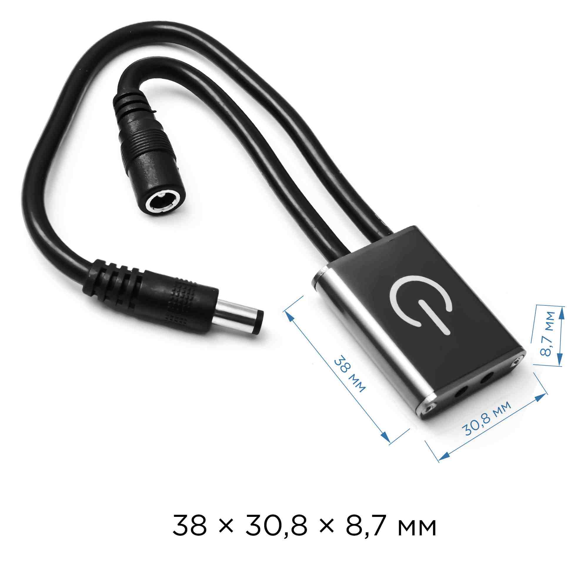 Выключатель с ИК-датчиком Apeyron 12/24В 72/144Вт 6А вход 100мм, выход 200мм 04-06