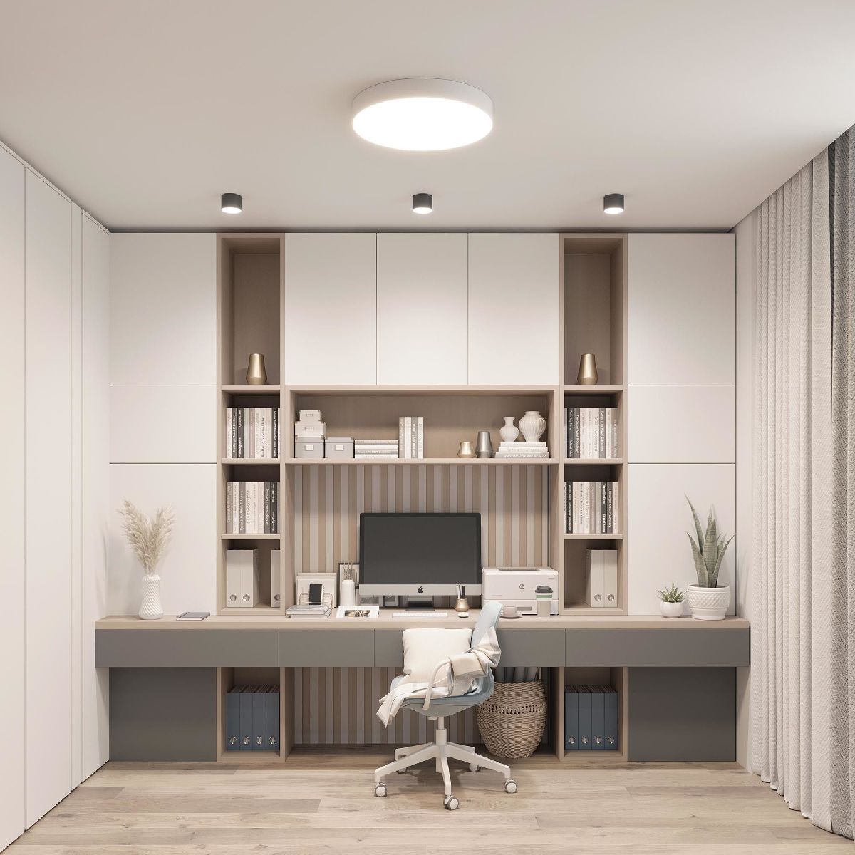 Потолочный светильник Arlight IM-RONDO-EMERGENCY-3H-R500-54W Day4000 (WH, 120 deg, 230V) 041070