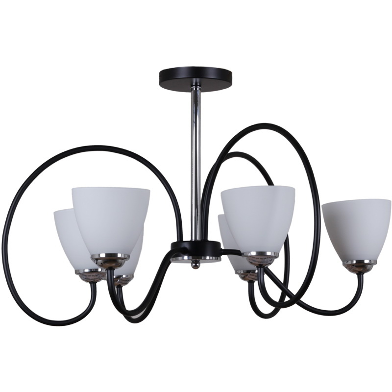 Люстра на штанге Reluce 01269-0.3-06 BK+CR