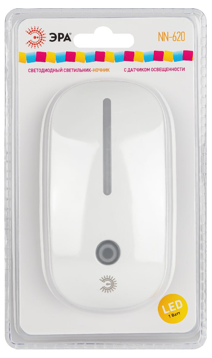 Ночник Эра NN-620-LS-W Б0057211