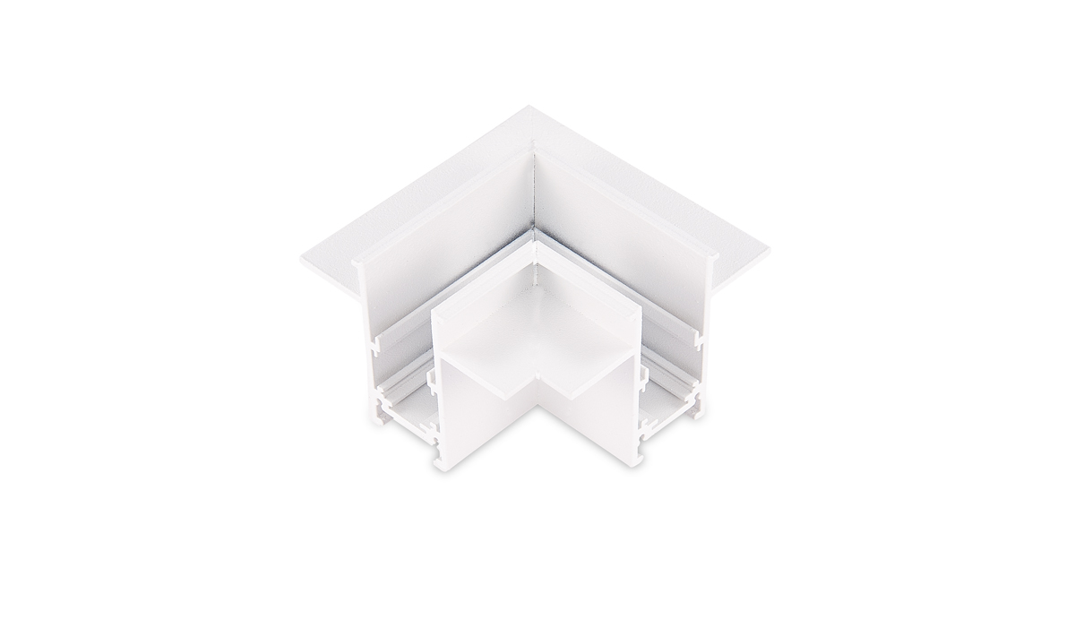 L-образный угол-соединитель для встраиваемого шинопровода Donolux Space-track System L corner InW М