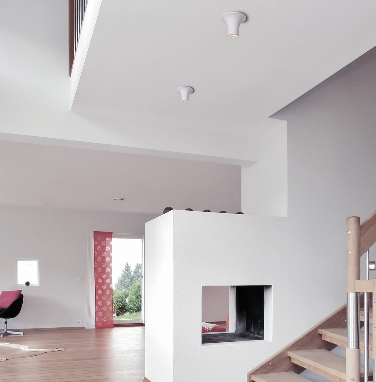 Потолочный светильник Odeon Light Gesso 3552/1C