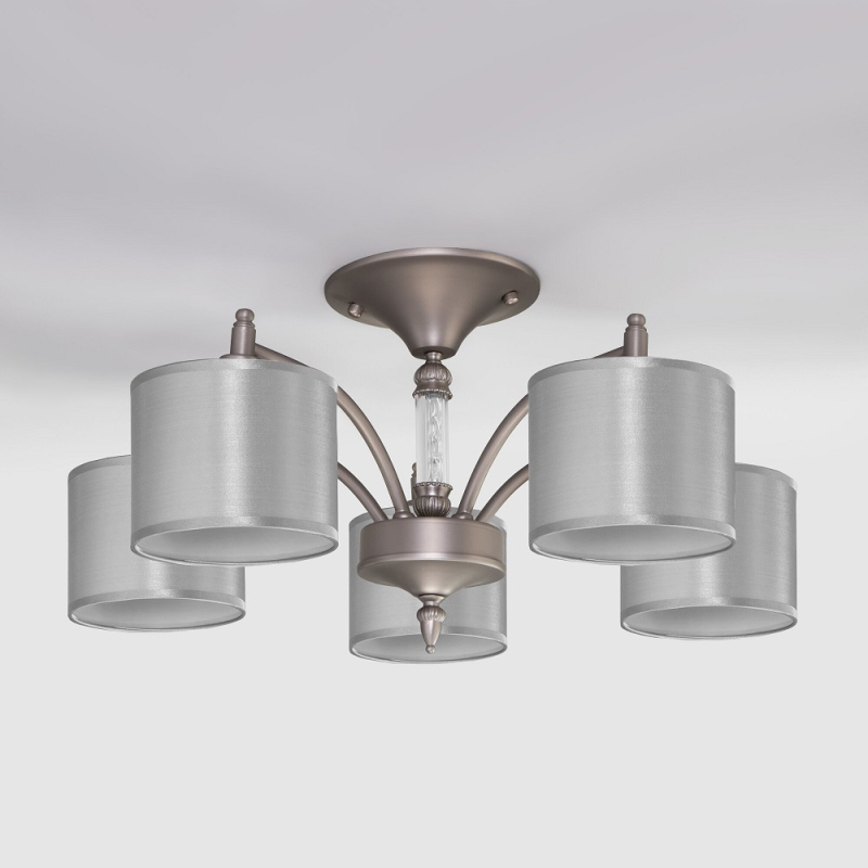 Потолочная люстра Eurosvet Adagio 60080/5 сатин-никель