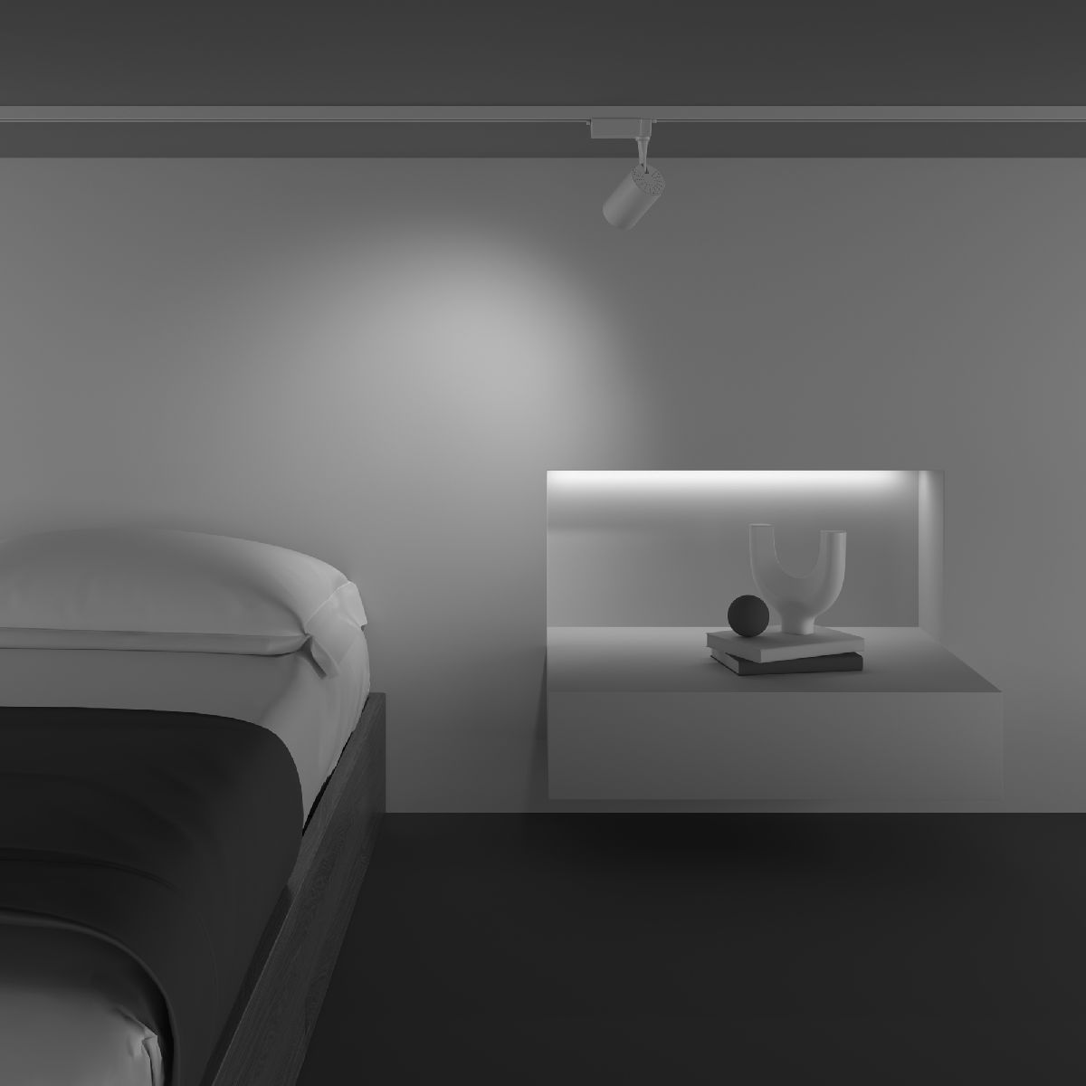 Трековый светильник Maytoni Technical Vuoro TR003-1-6W3K-W-W