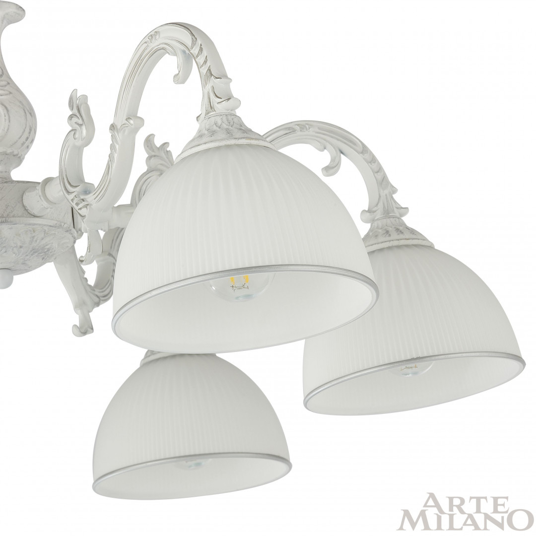 Потолочная люстра Arte Milano 346410/8 WT+SL