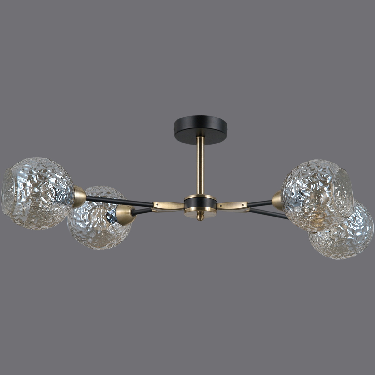 Люстра на штанге Illumico IL0253-4CSQ-79 BK AB