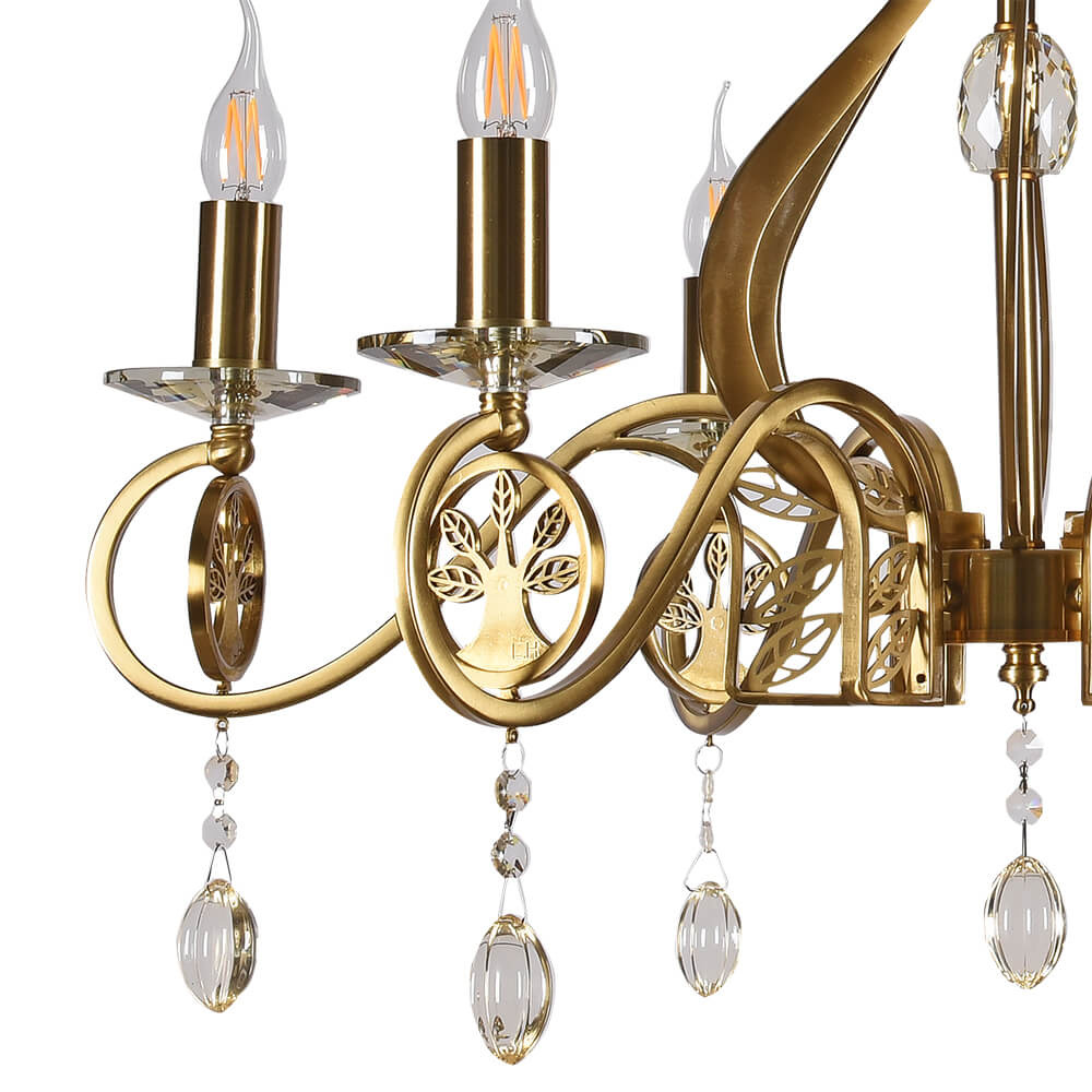 Подвесная люстра Lumien Hall Ауэрель 2031/6H-BRGD-CGN