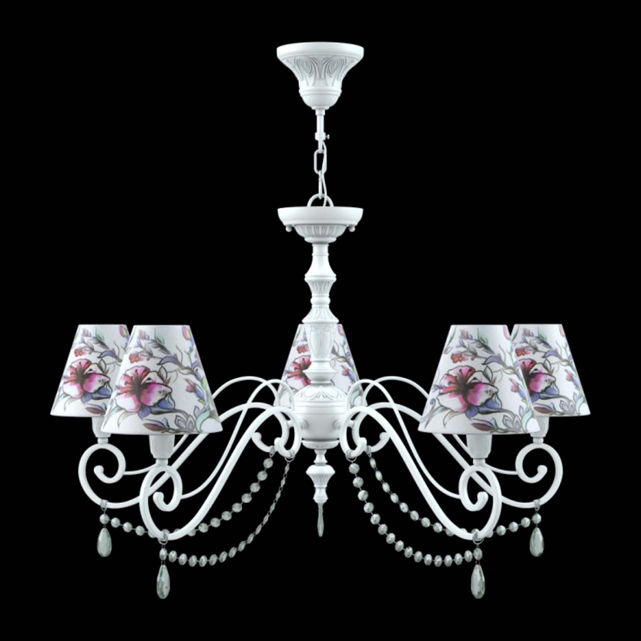 Подвесная люстра Lamp4you Classic E3-05-WM-LMP-O-13-CRL-E3-05-GR-UP