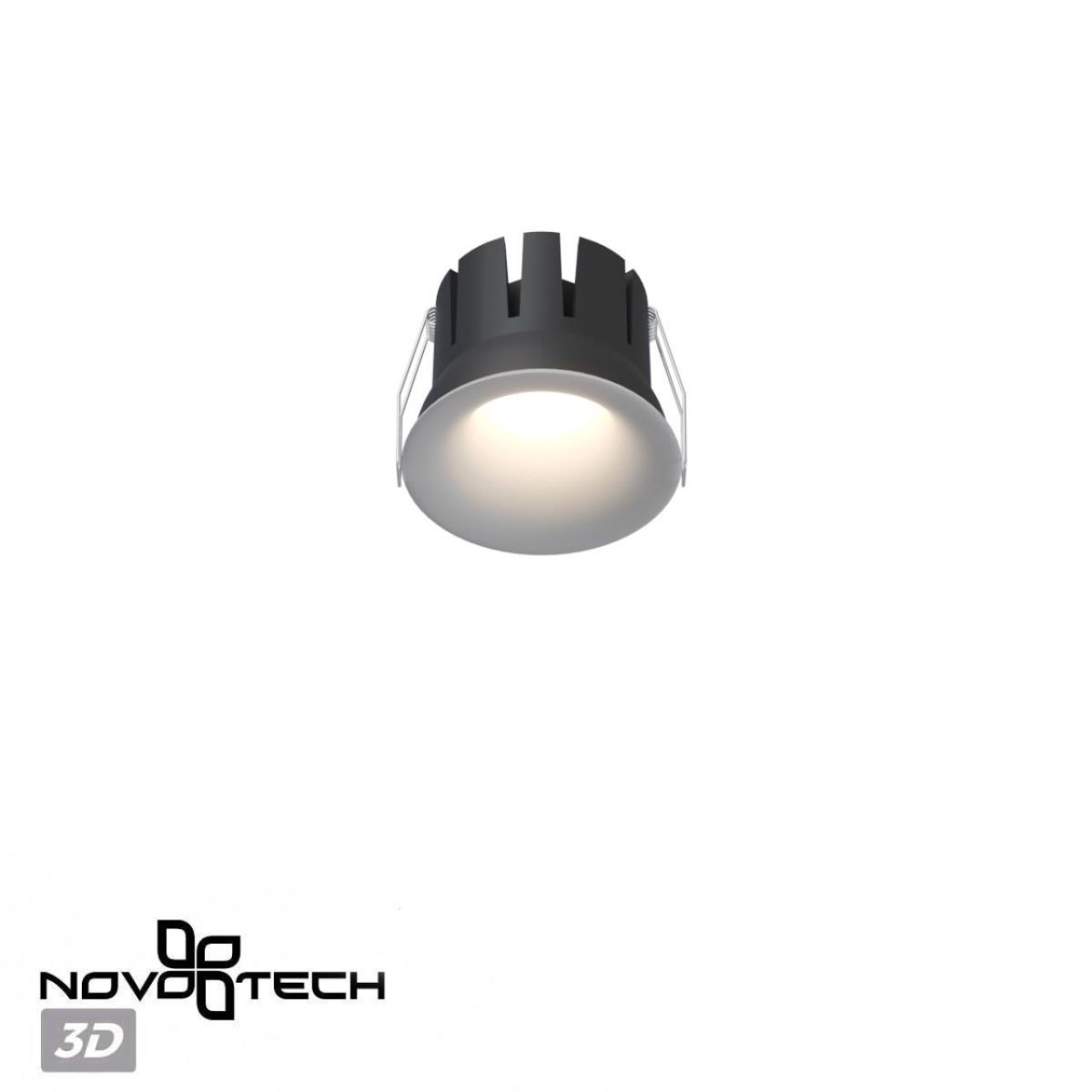 Встраиваемый светильник с переключателем цв. температуры Novotech Wir Eclat 359888