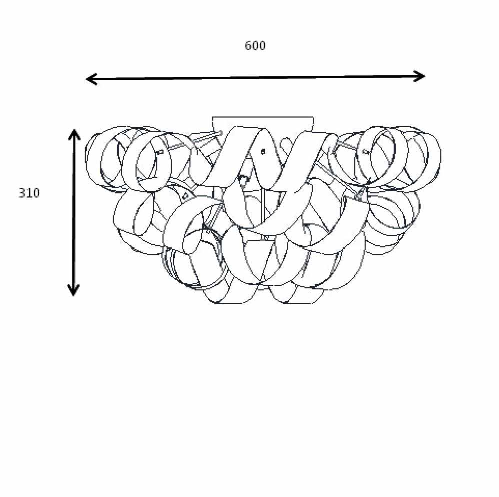 Потолочная светодиодная люстра Lucide Atoma 13112/20/17
