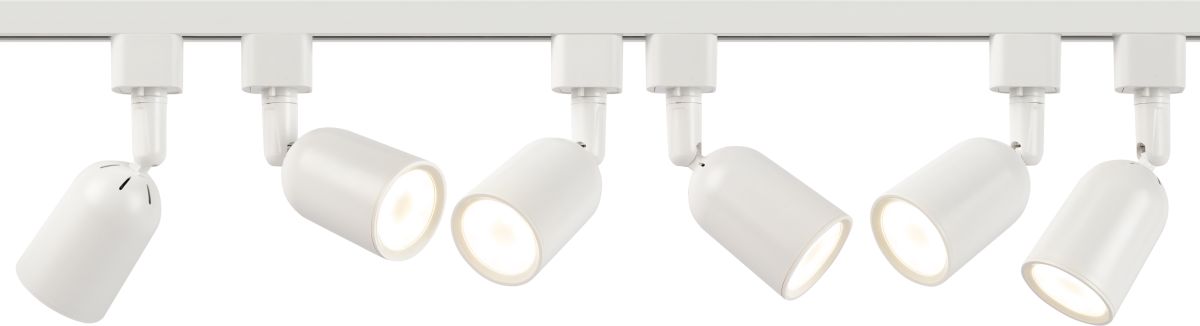 Трековый однофазный светильник (6 шт.) Эра TR41-SET-6-1 WH Б0070008