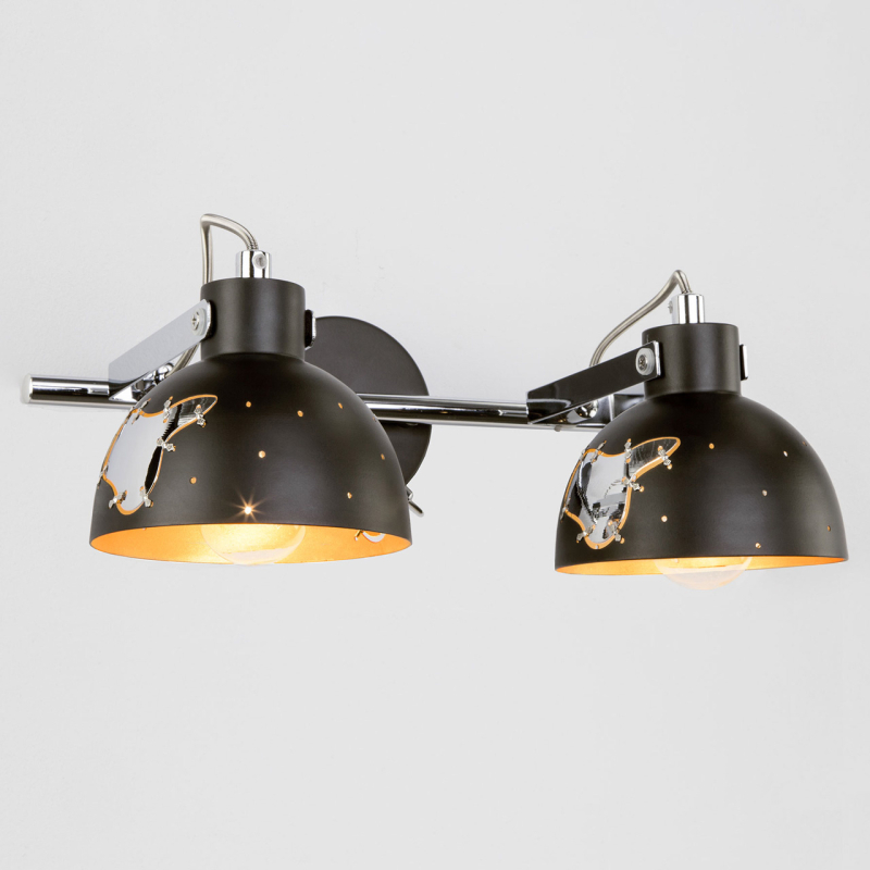 Спот Eurosvet Grunge 20069/2 черный