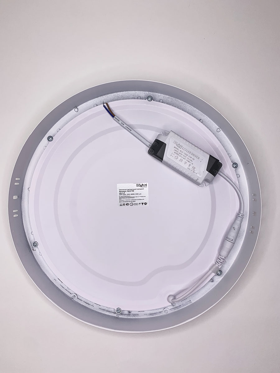 Настенно-потолочный светильник Elvan NLS-702R-24W-NH