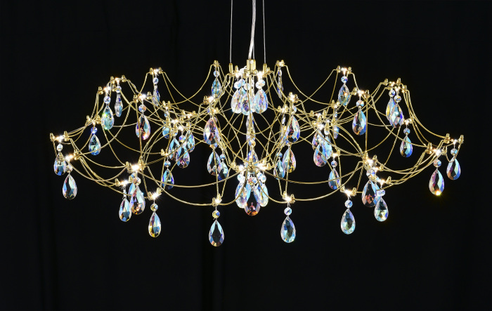 Подвесная люстра с пультом Myfar Ersilia MR2662-60P-50CD