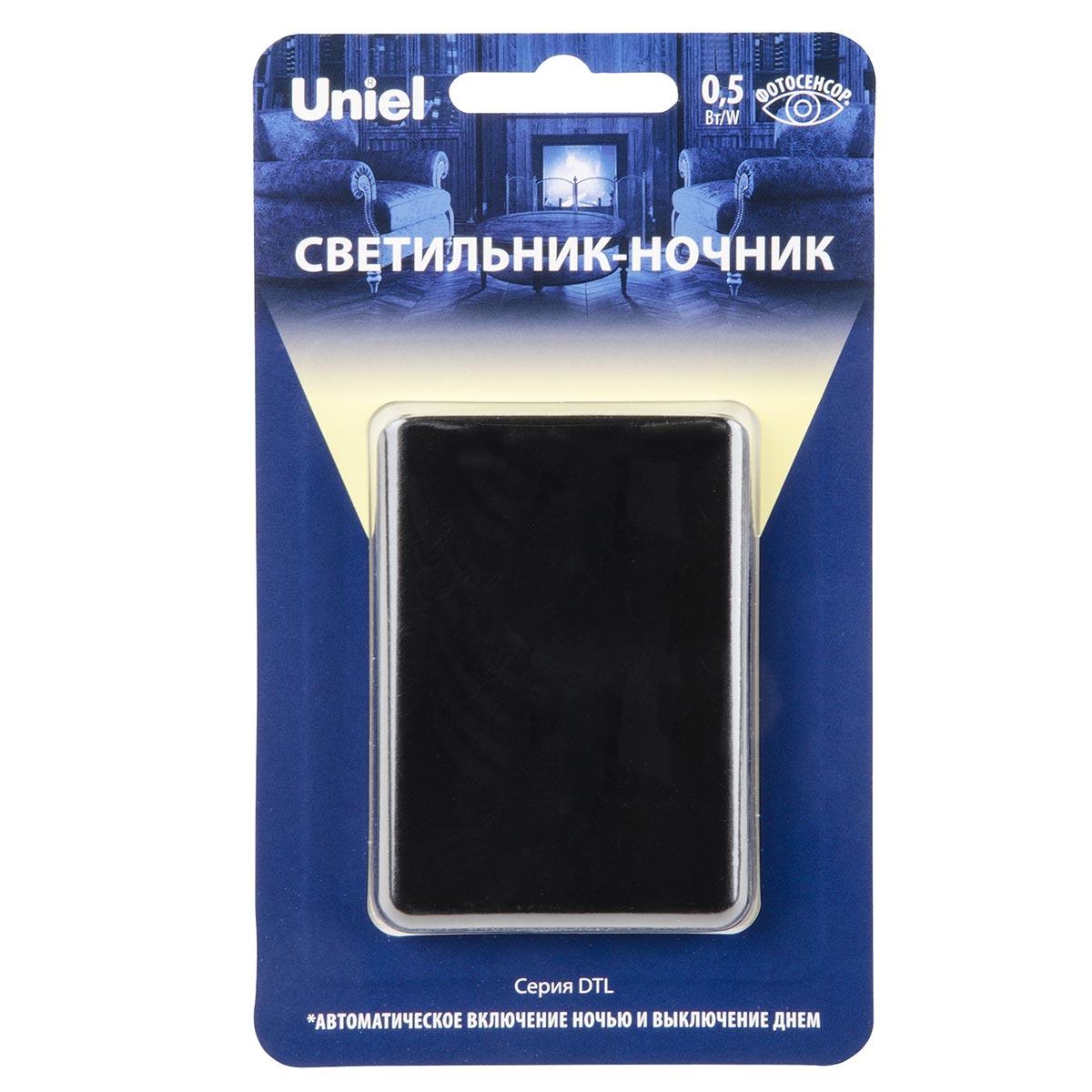 Светильник-ночник Uniel DTL-320 Прямоугольник/Black/Sensor UL-00007222