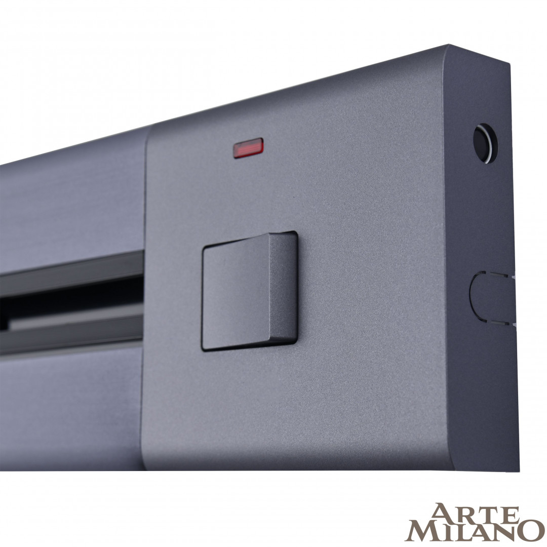 Накладной шинопровод с выключателем Arte Milano Am-track-sockets 385205TOB/50 Grey