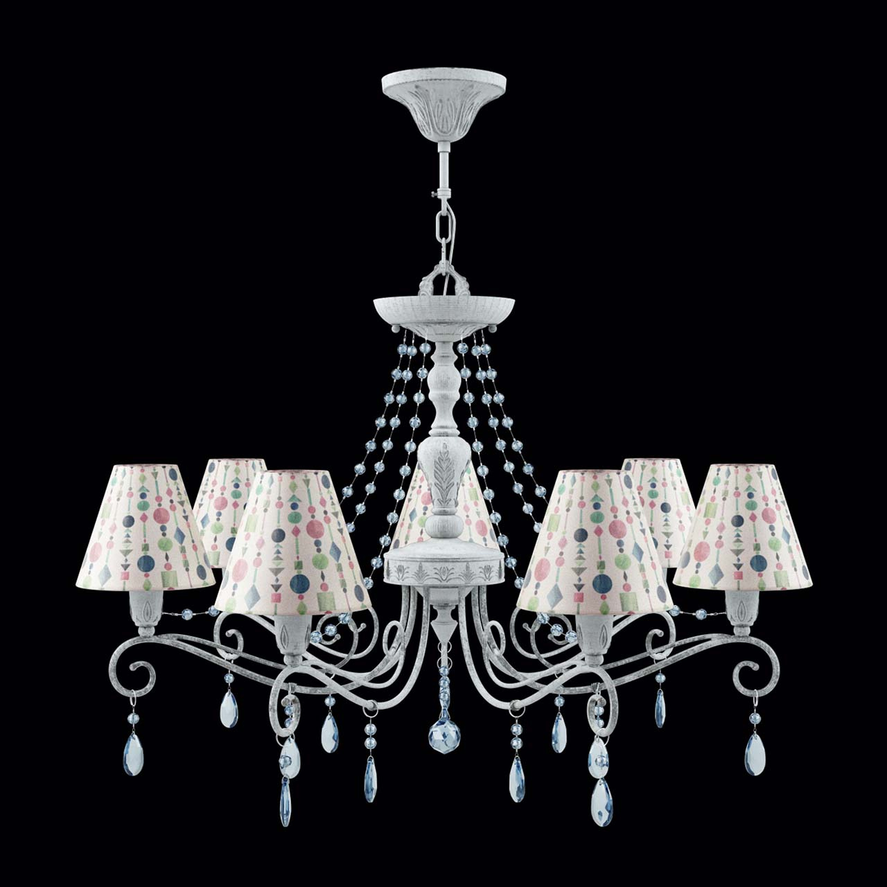 Подвесная люстра Lamp4you Provence E4-07-G-LMP-O-17-CRL-E4-07-GB-UP