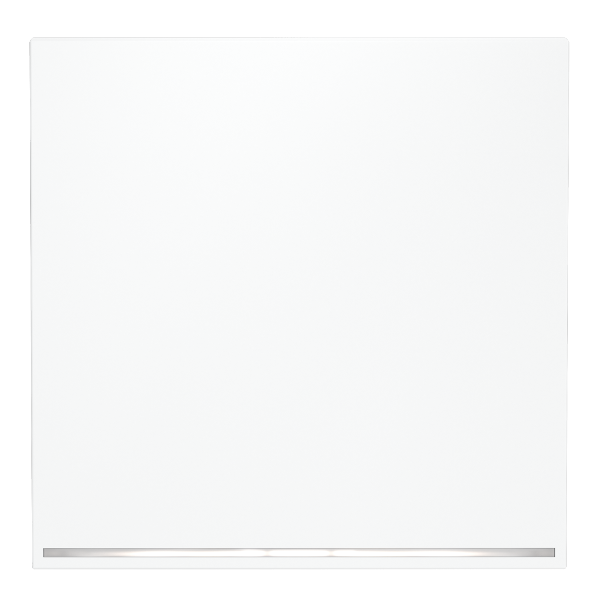 Клавиша для выключателя/переключателя одноклавишного с подсветкой Voltum S70 (белый матовый) VLS000202