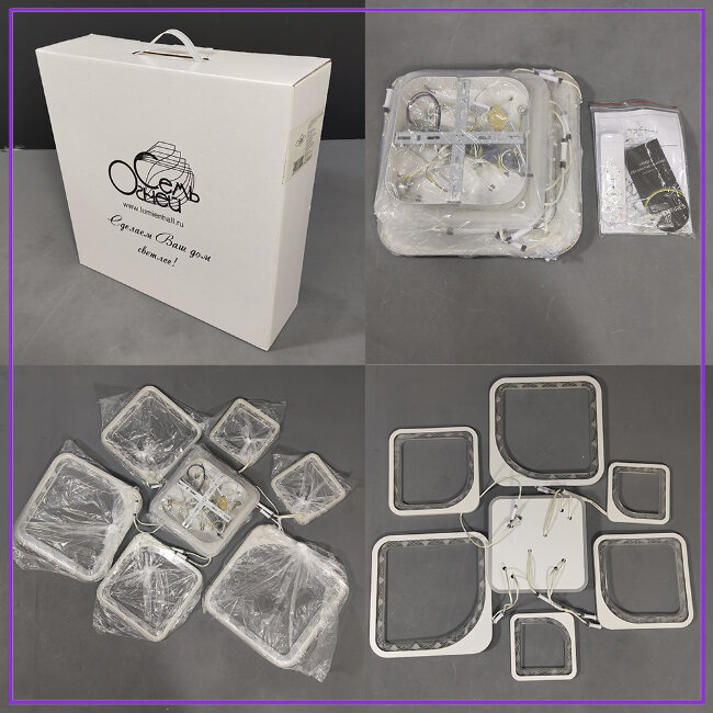 Потолочная люстра Seven Fires Brand SF7057/7C-WT-BL