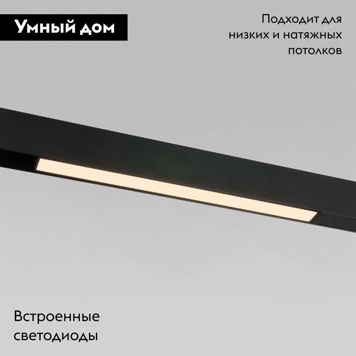 Трековый магнитный светильник Elektrostandard Slim Magnetic 4690389206429 85000/01 a067372