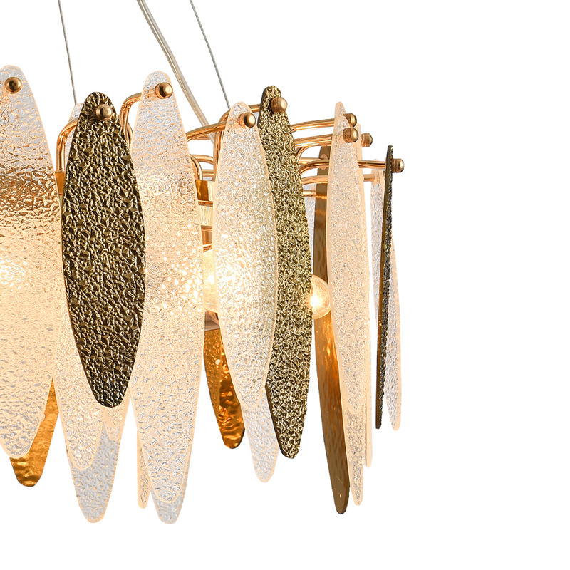 Подвесная люстра Natali Kovaltseva TRIADA 81409/8C GOLD WHITE