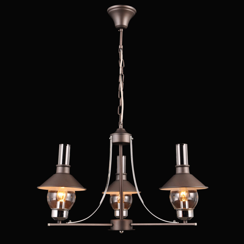 Подвесная люстра Natali Kovaltseva ALABARDA 75117-3C ANTIQUE GRAY