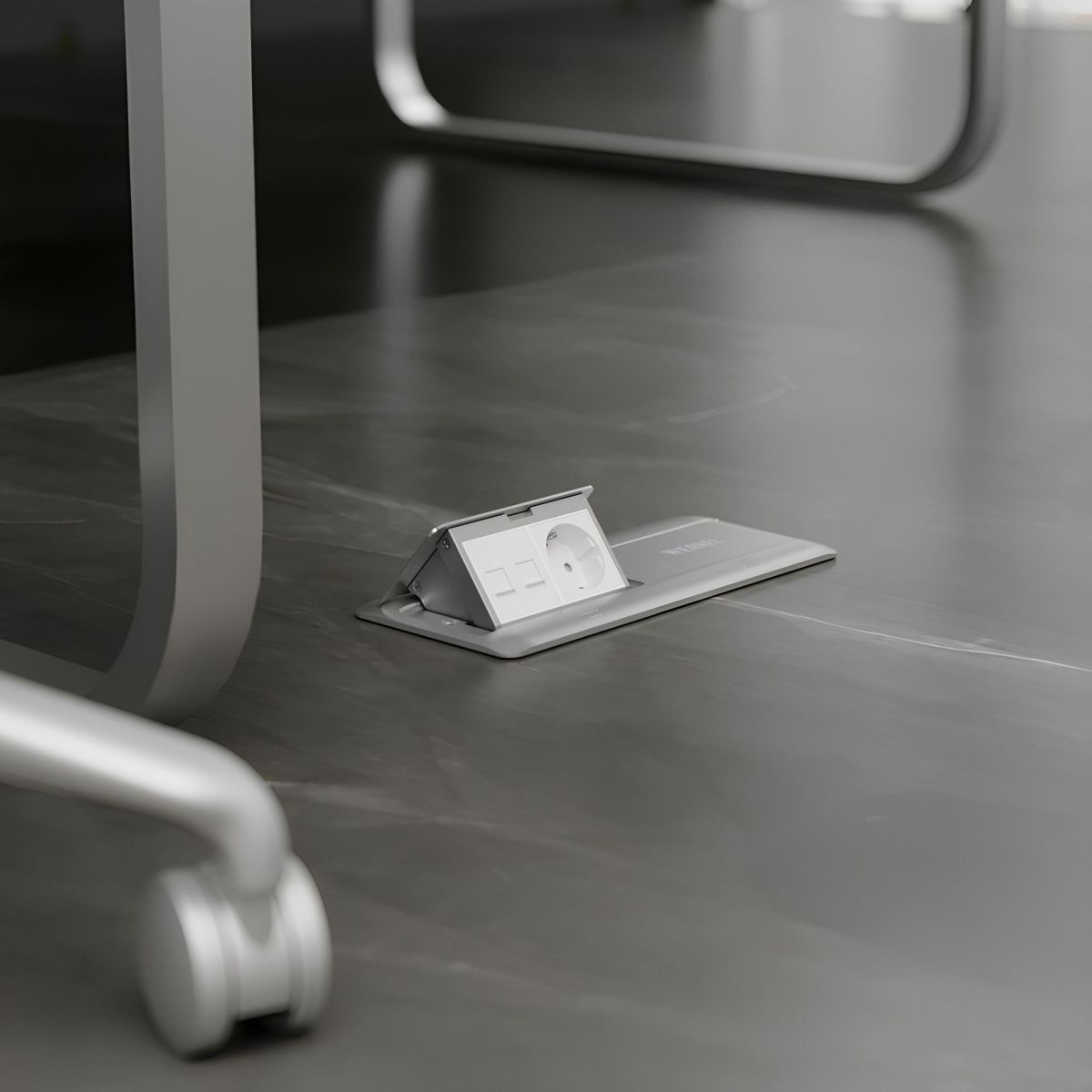 Выдвижной блок (Лючок для пола) Werkel Slot 8 модулей 4690389211737 W8078065 a069367