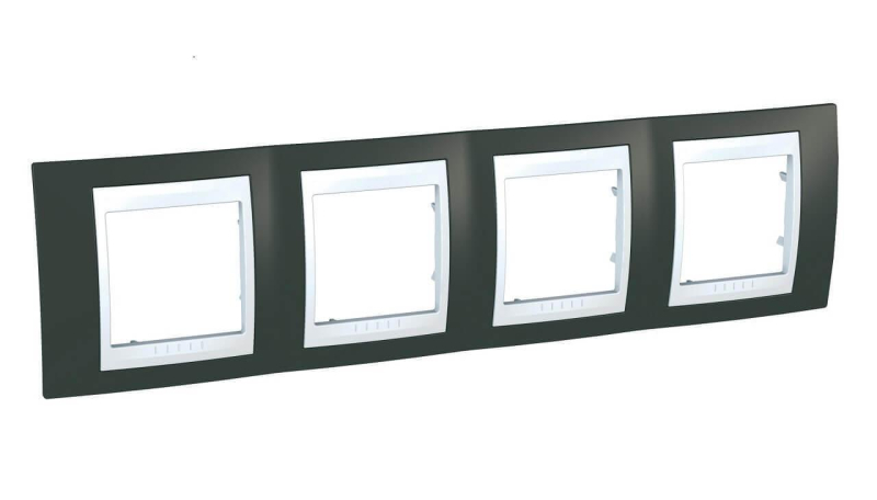 Рамка 4-постовая Schneider Electric Unica Хамелеон MGU6.008.871