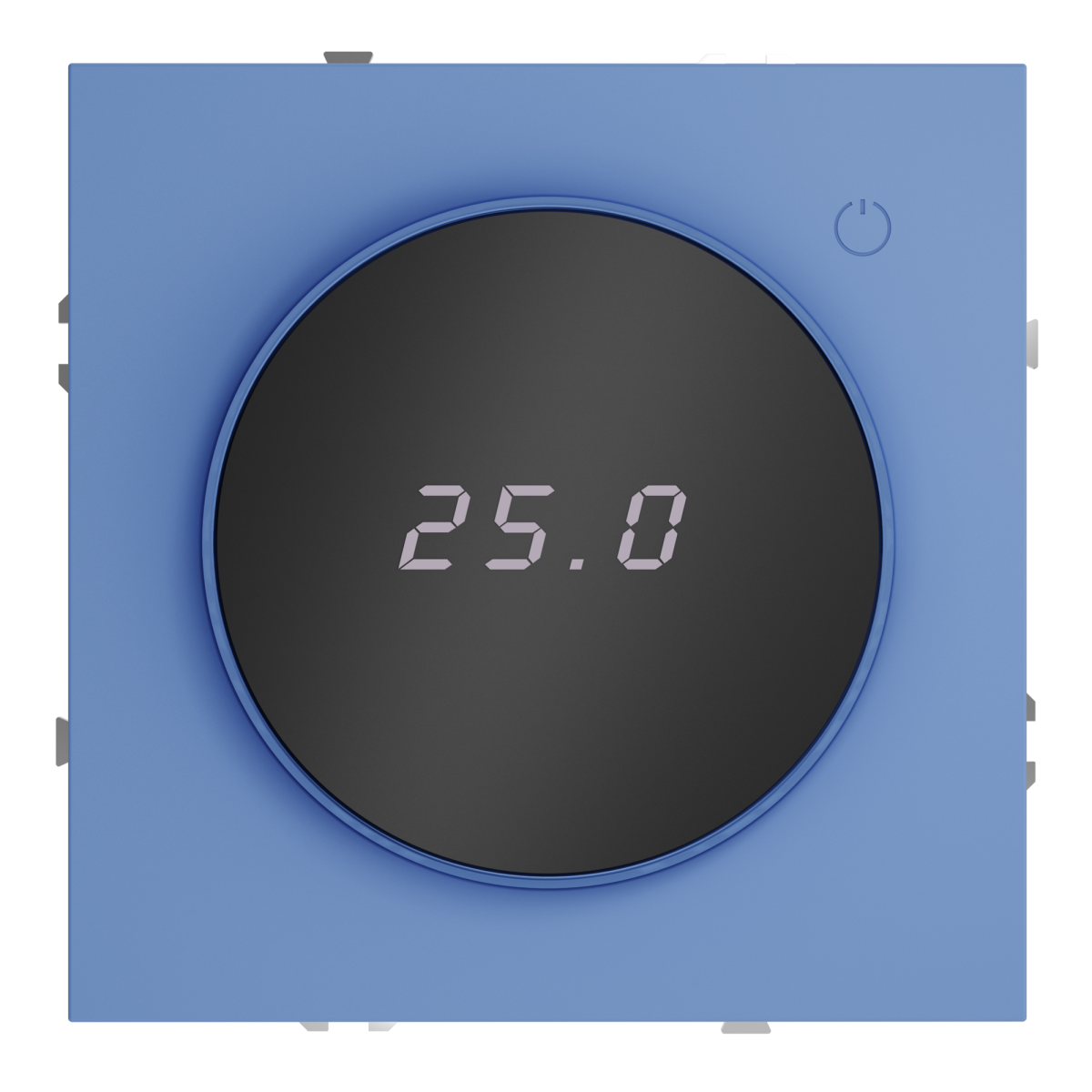 Терморегулятор электронный Voltum S70 с индикацией и датчиком, для теплого пола, (деним) VLS070115